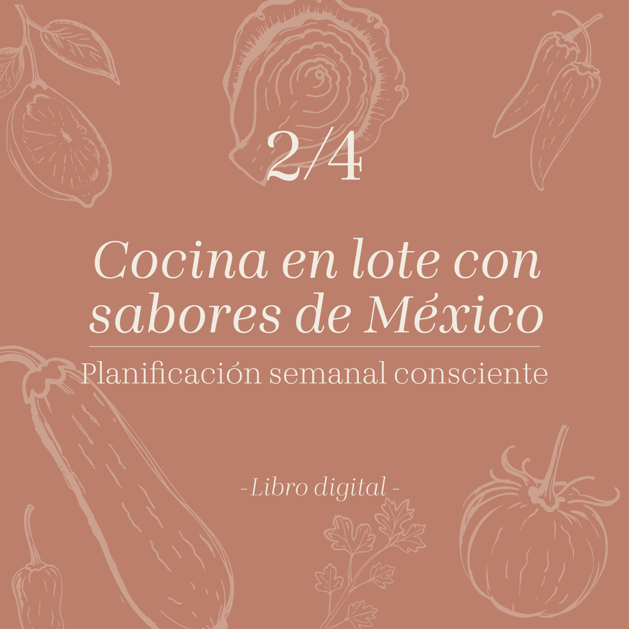 Planeador de cocina en lotes con sabores de México