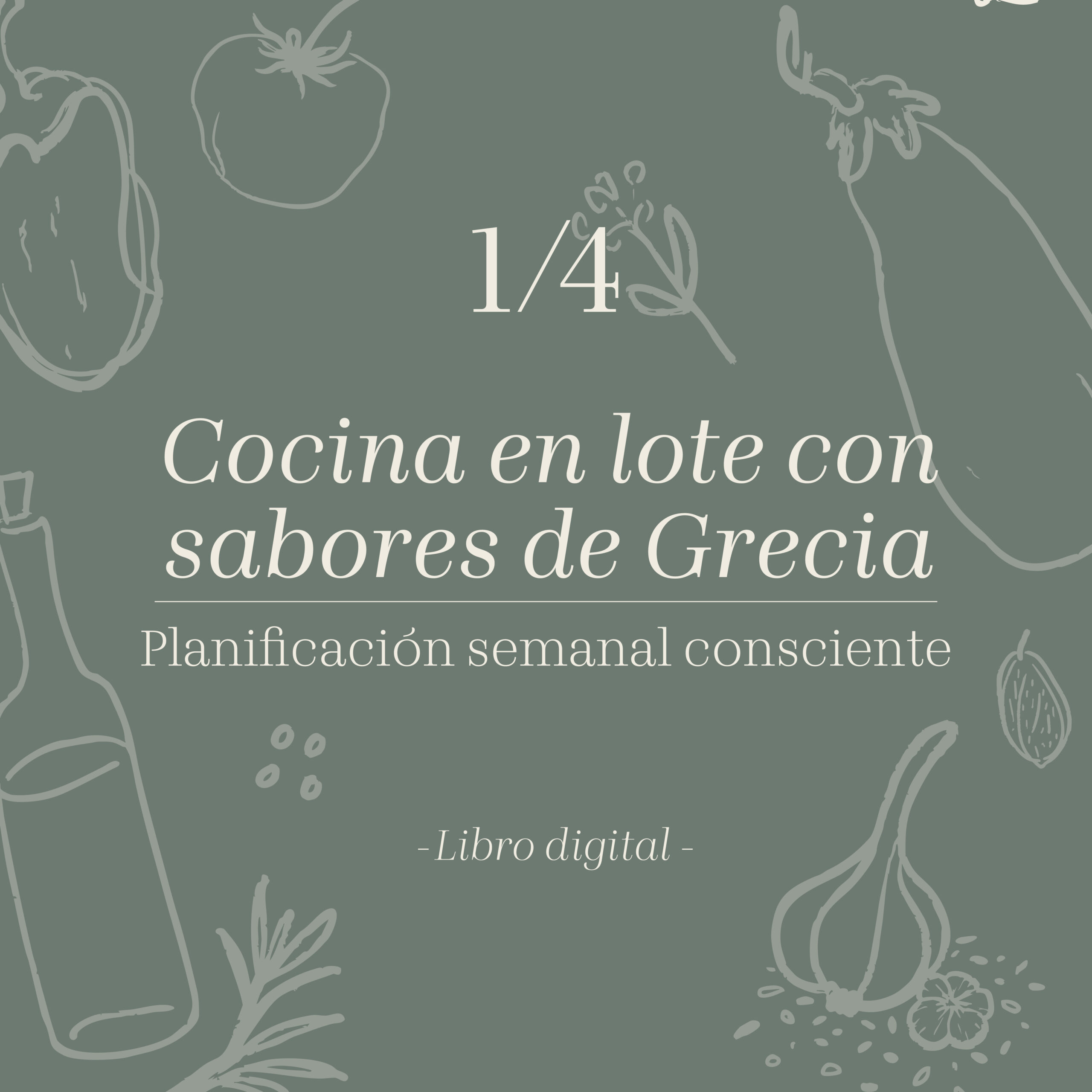 Planeador de cocina en lotes con sabores de Grecia