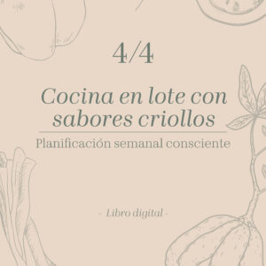 Planeador de cocina en lotes con sabores criollos